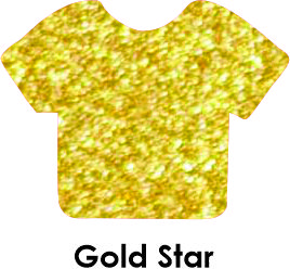 Siser HTV Vinyl Sparkle Gold Star 12"X12" Sheet